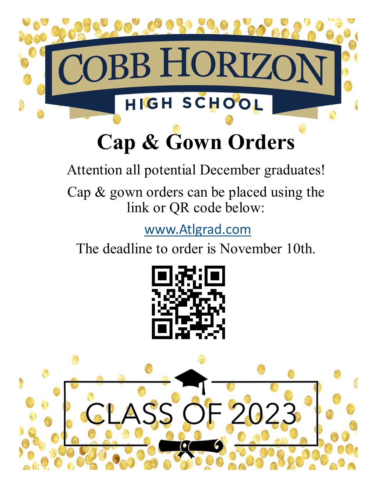Cap and Gown Ordering Info
